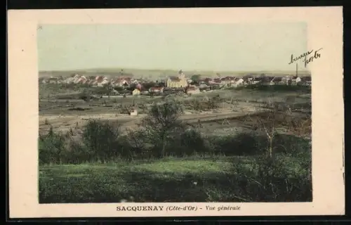 AK Sacquenay /Côte-d`Or, Vue générale
