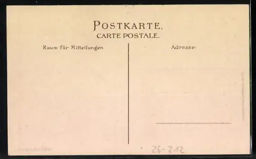 Künstler-Lithographie Paul Hey: Wintersonne