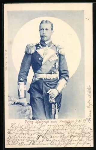 AK Prinz Heinrich von Preussen in Uniform