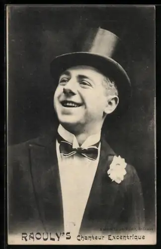 AK Chanteur Excentrique Raouly`s, Portrait
