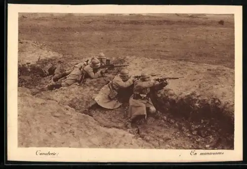 AK Cavalerie, En manoeuvres