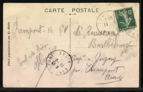 AK Raide Hippique des Officiers de seconde ligne, Apotheose du raid au concours Hippique, 1911