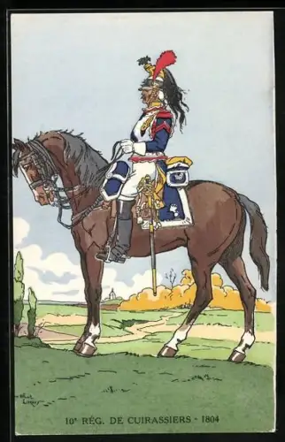 AK 10e Reg. de Cuirassiers, 1804