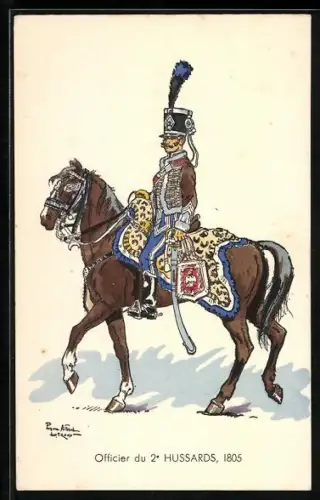 AK Officier du 2e Hussards, 1805