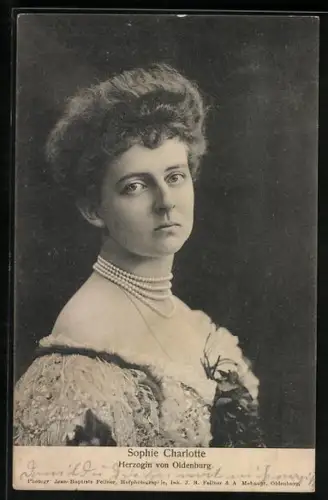 AK Sophie Charlotte, Herzogin von Oldenburg