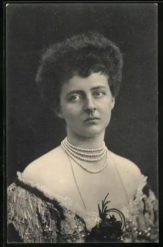 AK Sophie Charlotte, Herzogin von Oldenburg, Braut des Prinzen Eitel Friedrich von Preussen