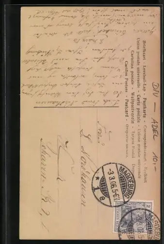AK Prinz und Prinzessin Eitel Friedrich von Preussen