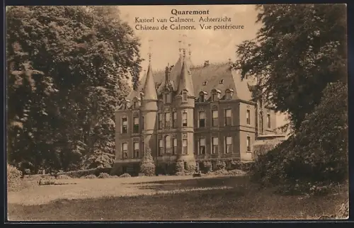 AK Quaremont, Kasteel van Calmont, Achterzicht