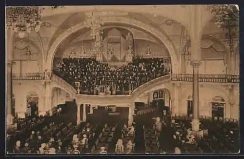 AK Ostende, Intérieur du Kursaal et l`Orchestre