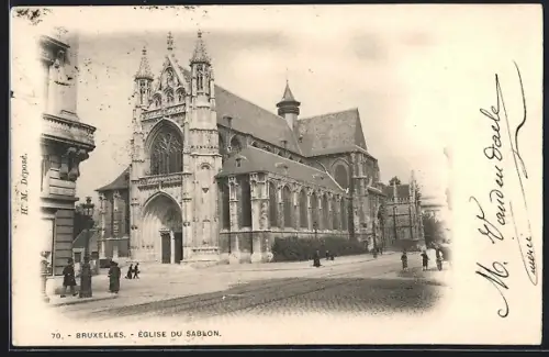 AK Bruxelles, Église du Sablon