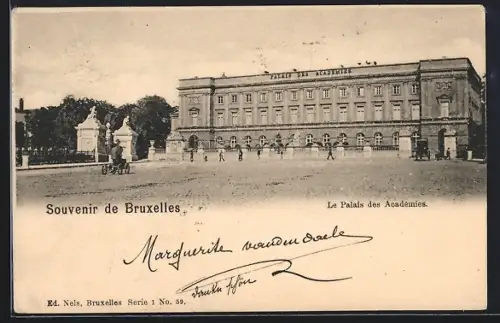 AK Bruxelles, Le Palais des Académies