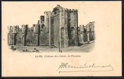 AK Gand, Château des Comtes de Flandre