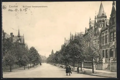 AK Courtrai, Boulevard Vandenpeereboom