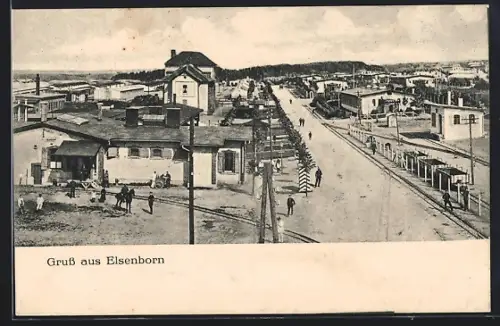 AK Elsenborn, Strassenpartie im Ort