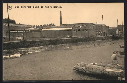 AK Bruxelles, Union Allumettière, Vue générale d`une de 6 usines