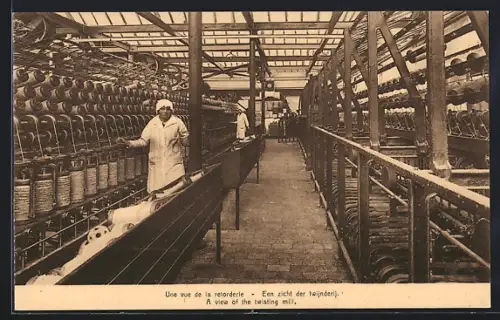 AK Saint-Gilles-lez-Termonde, Une vue de la retorderie