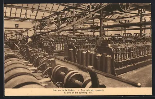 AK Saint-Gilles-lez-Termonde, Société Anonyme Flandria, Une vue de la filature