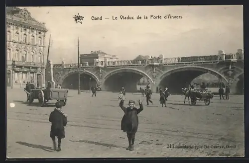 AK Gand, Le Viaduc de la Porte d`Anvers