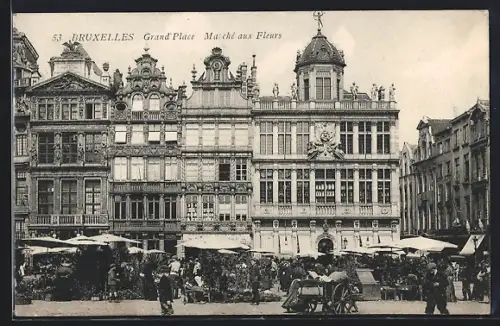 AK Bruxelles, Grand`Place, Marché aux Fleurs