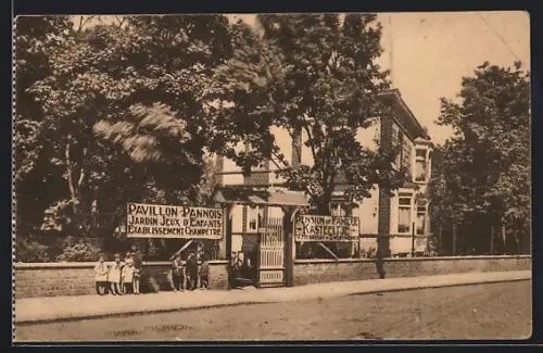 AK La Panne, Hotel-Pension Kasteeltje, Avenue de la Mer 17, Prop. Herregat-Zwertvaegher