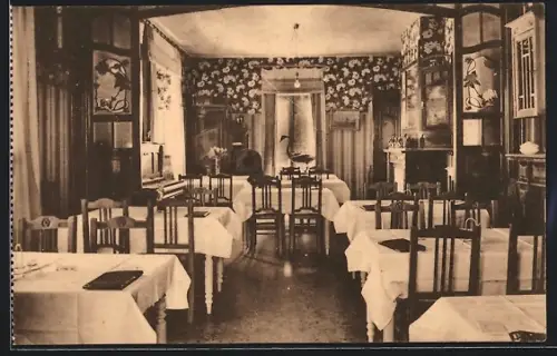 AK La Panne, Hotel-Pension Kasteeltje, Avenue de la Mer 17, Prop. Herregat-Zwertvaegher