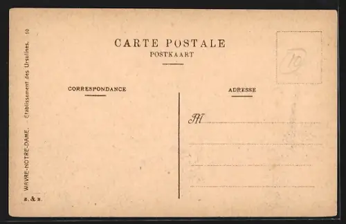 AK Wavre-Notre-Dame, Etablissement des Ursulines, Vue générale