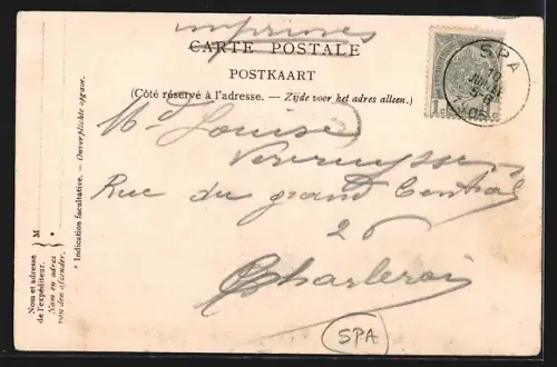 AK Spa, L`Union Club, vue de la Rue Neuve