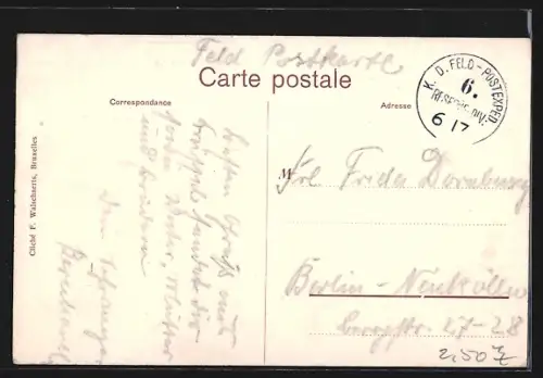 AK Bruxelles, Rue de la Régence