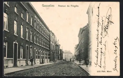 AK Gosselies, Avenue du Progrès