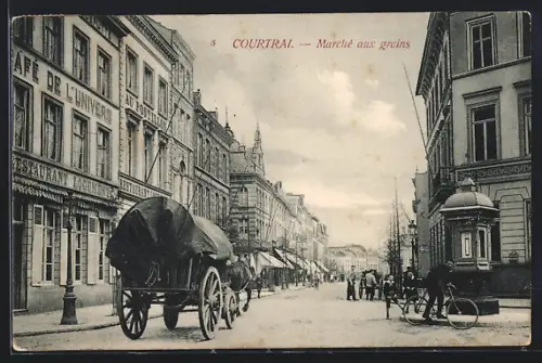 AK Courtrai, Marché aux grains