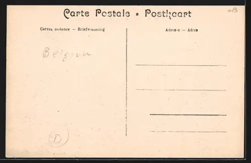 AK Couillet, Rue de Châtélet, coron