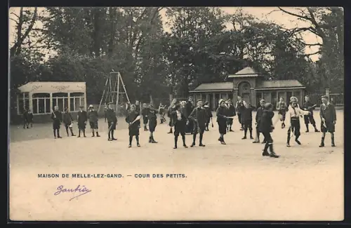 AK Melle-lez-Gand, Maison de Melle-lez-Gand, Cour des Petits