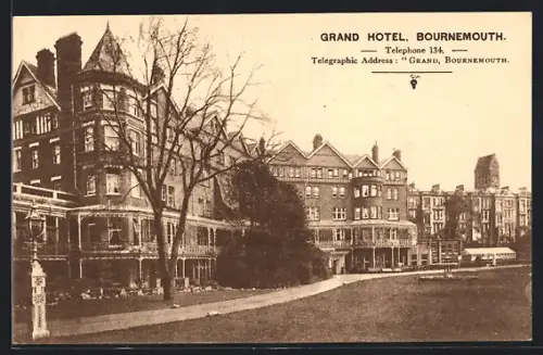 AK Bournemouth, Grand Hotel, total view