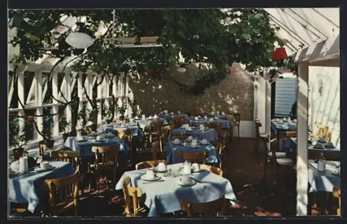 AK Godshill, The Hundred Year Old Vinery at The Hollies Restaurant