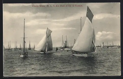 AK Cowes, Cowes Week, Start of the 42 Footers