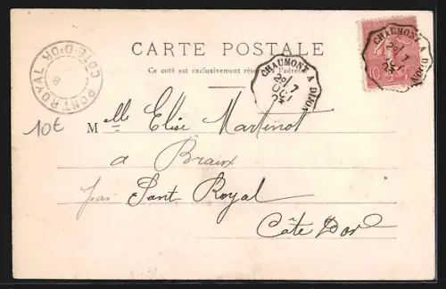 AK Dijon, L`Ouche, vue du Pont Hoche