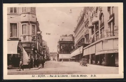 AK Dijon, Rue de la Liberte, Coin du Miroir