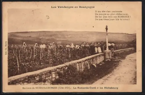 AK Nuits-Saint-Georges, La Romanée-Conti et les Richebourg