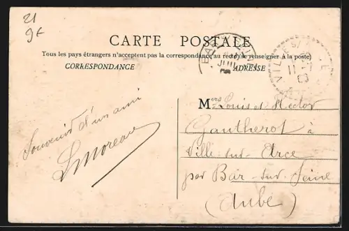 AK Nolay, Place de la Republique