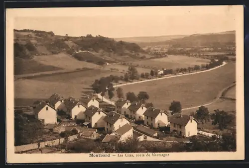 AK Montbard, Les Cités, Route de Marmagne