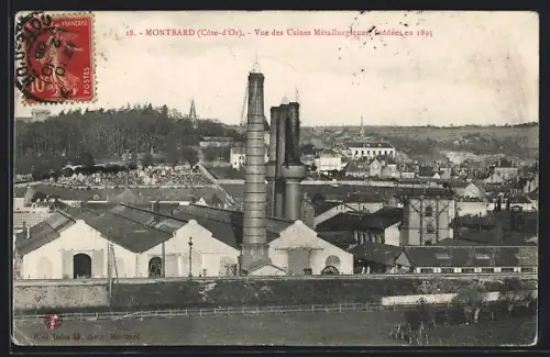 AK Montbard /C.-d`Or, Vue des Usines Métallurgiques