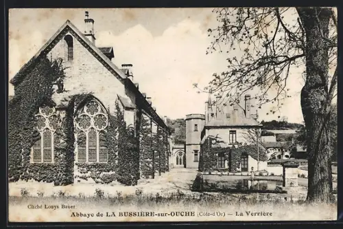 AK La Bussiere-sur-Ouche, Abbaye, La Verriere