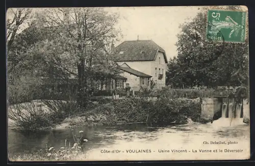 AK Voulaines /C.-d`Or, Usine Vincent, La Vanne et le Déversoir