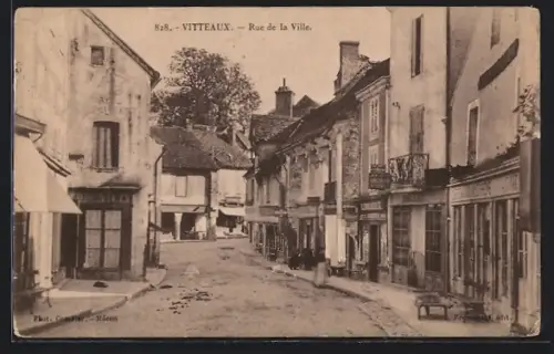 AK Vitteaux, Rue de la Ville