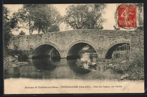 AK Veuxhaulles /C.-d`Or, Pont des Lames, sur l`Aube