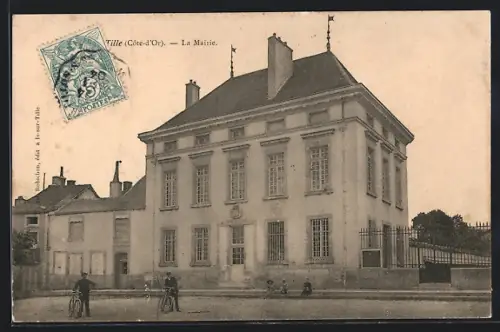 AK Is-sur-Tille /C.-d`Or, La Mairie