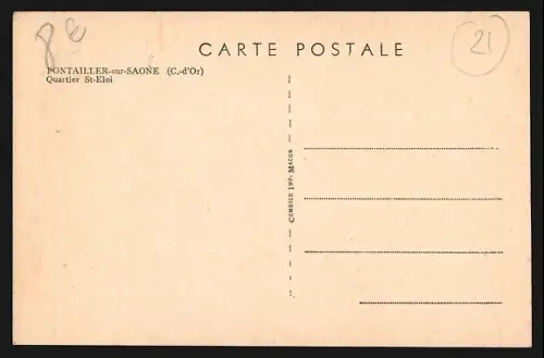 AK Pontailler-sur-Saone, Quartier St-Eloi