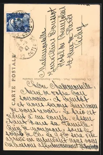 AK Chatillon-sur-Seine, Rue de l`Isle et Eglise St-Nicolas