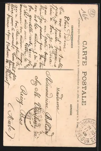 AK Baigneux-les-Juifs, La Rue de l`Église