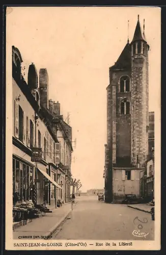AK Saint-Jean-de-Losne, Rue de la Liberté